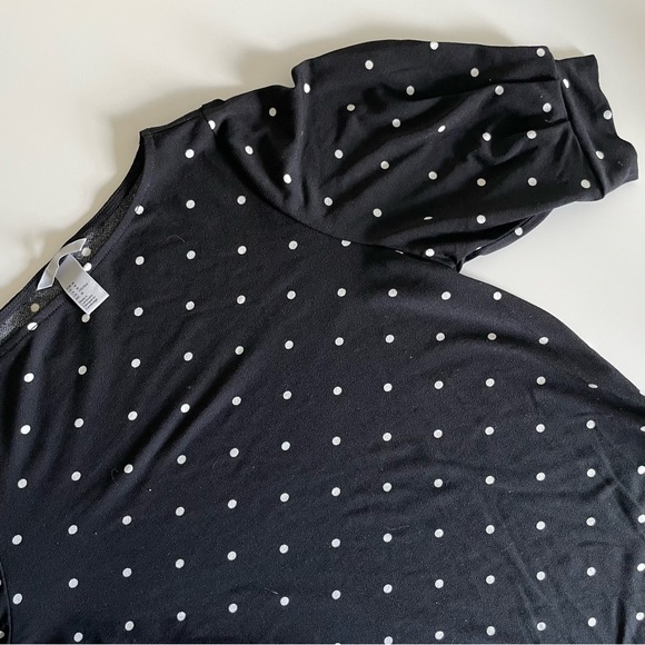 H&M Black and White Polka Dot Blouse - Picture 3 of 4